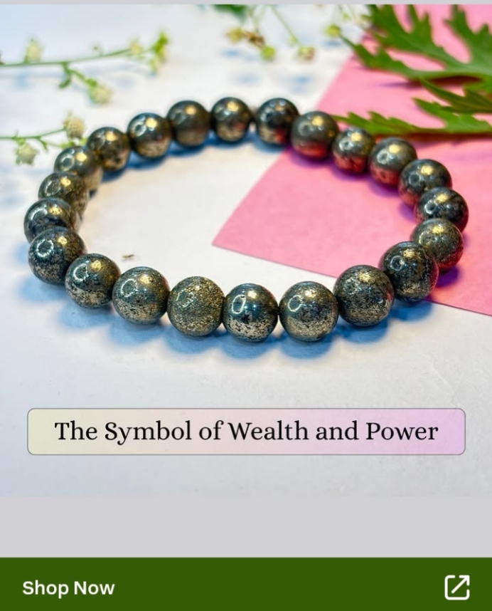 Pyrite Wealth & Power Bracelet